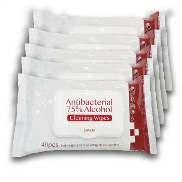 OEM alcohol cleaning wipes wet towel non-woven